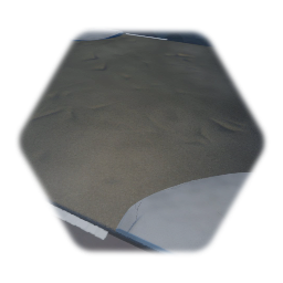 Worn down street intersection