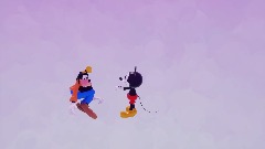 Mickey has a chat with goofy