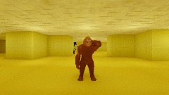 Bigfoot in the Backrooms