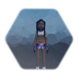 Girl with custom expressions