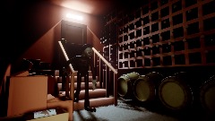 happy burthday retro laser