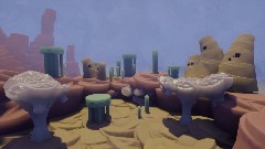 Alien Desert Scene