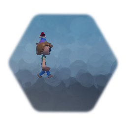 Widow throws a football