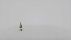 Green guy looking (first keyframe animation)