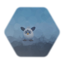 Furby toy sculpt template