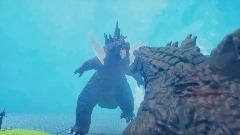 Godzilla ataque de los monstruos 2 space Godzilla