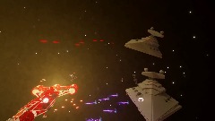 STAR WARS STAR Destroyer battle