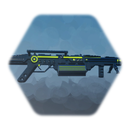 Remix of Futuristic LMG with animations and effects