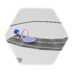 Cyber Space Highway Level Assets (Sonic speedrun