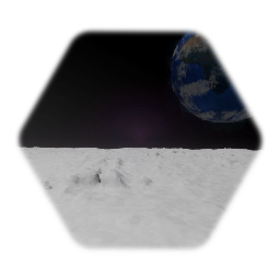 Large moon landscape