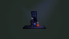 Dreamiverse Fancy Dress with 2 eye creatures and an imp