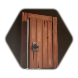 small wooden door