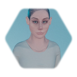 Bald female face (Remixed)