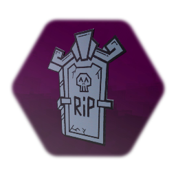 Cardboard Tombstone