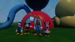 Mickey and friends