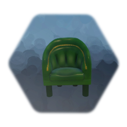 Green Art Deco Chair