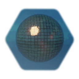Simple spinning disco ball