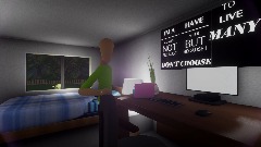 Shrek attacks a man living in his swamp!