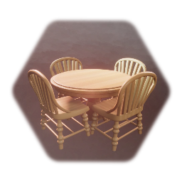 Table and chairs