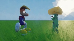 Rayman Meets the Cheese Headed Bean Boy
