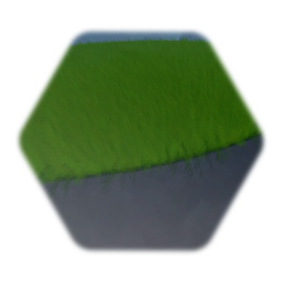 Flat circle of Grass