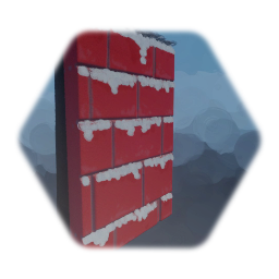 Small snow bricks/wood