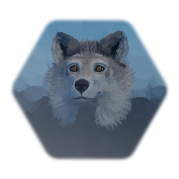 Wolf face