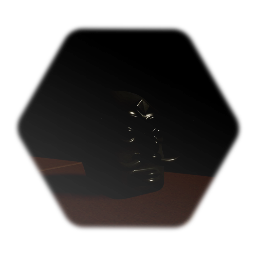 Asian head sculpture