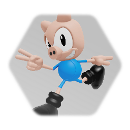 GEORGE PIG (SONIC STYLE)