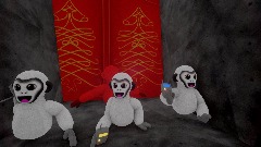 Scary baboon main menu