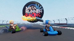 Meta runner racing extreme Speed racing poster