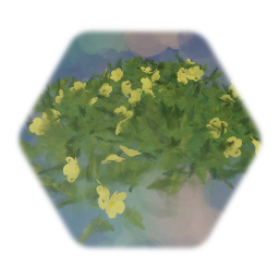 Low-lying Foliage with Yellow Flowers