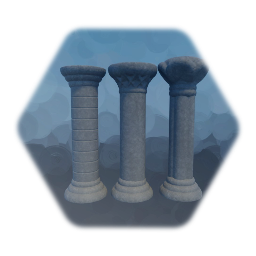 Stone pillars