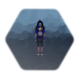 Glamrock Lefty as an anthropomorph