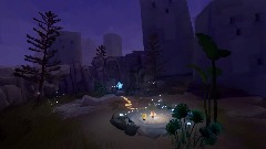 Ancient Temple Scene