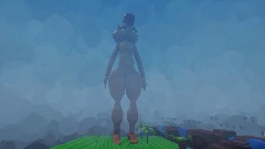 Giantess Growth Sally Acorn In Green Hill zone with Sonic