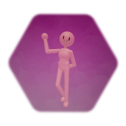 Female cartoony puppet