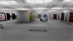 Futuristic space office 1