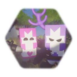 Castle crashers:<pink>pink knight and blacksmith