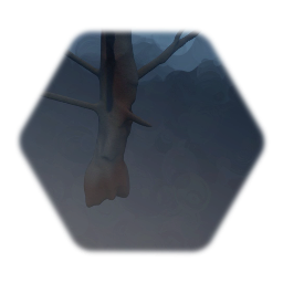 Tall background tree