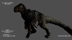 UTAHRAPTOR WALK CYCLE (TEST ANIMATION #3 )