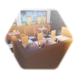 マックの店内 McDonald's inside of shop