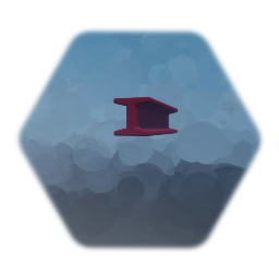 Steel I-Beam - Red