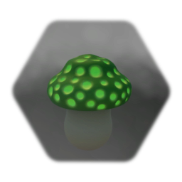 Green Spotted mushroom