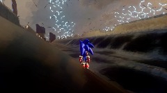 Sonic open world demo Sci fi City