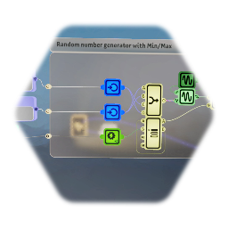 Cheap random number generator with memory and min/max