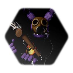 Pyro Hankey the Rabbit Model | FNaF OC