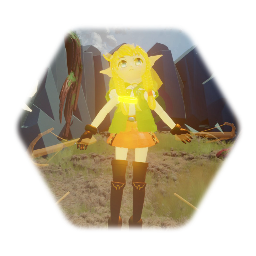 Linkle with fairy and Attack animation (W.i.P)