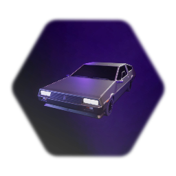 Stylised DeLorean