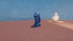R2-D2 and BB-8 : roll around!